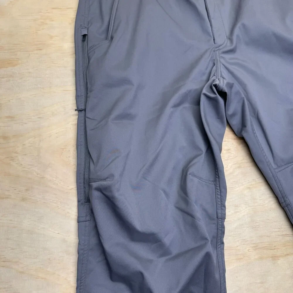 NEW Under Armour Expanse Softshell Pants Mens 38 X 32 Gray Loose 1387001 025